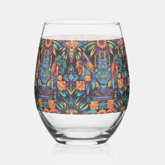 Verre À Vin Sans Pied Elégant Sapphire "Epochal Sytry" Vins solo Glas