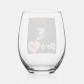 Verre À Vin Sans Pied Ella es Amor (Verso)