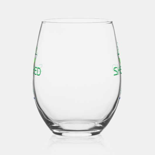 Verre À Vin Sans Pied Elle Shed Fun Martini Drinkware (Gauche)