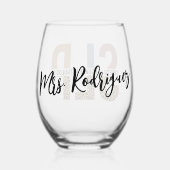 Verre À Vin Sans Pied Empreinte de léopard Pathologiste de la parole per (Verso)