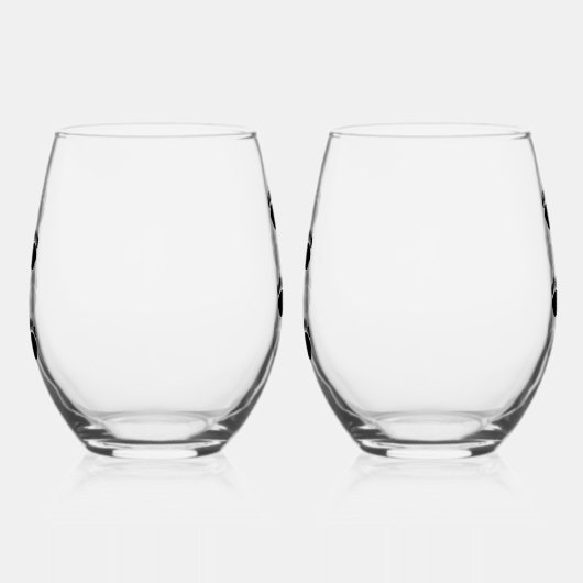 Verre À Vin Sans Pied Empreintes de pattes de l'ours noir (Droite)