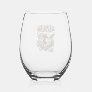 Verre À Vin Sans Pied Énergie de but Allemagne Skeleton Striker Nations