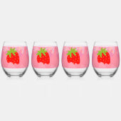 Verre À Vin Sans Pied Ensemble de vaisselle (Dos)