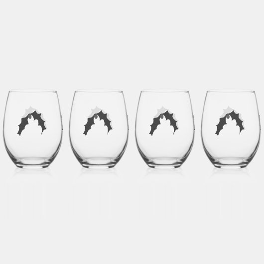 Verre À Vin Sans Pied Ensemble de verrerie (Recto)