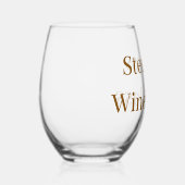 Verre à vin sans pied ensemble unique (Droite)