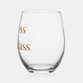 Verre à vin sans pied ensemble unique (Gauche)