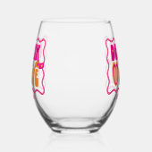 Verre À Vin Sans Pied Enterrement de vie de jeune fille Rétro Amoureuse (Gauche)