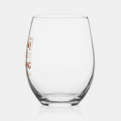 Verre À Vin Sans Pied Épice citrouille & Tout Nice (Gauche)