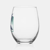 Verre À Vin Sans Pied Été plage (Gauche)