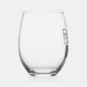 Verre À Vin Sans Pied Facilement distrait par les chiens (Droite)