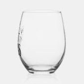 Verre À Vin Sans Pied Facilement distrait par les chiens (Gauche)