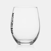 Verre À Vin Sans Pied Faites-moi confiance J'ai un baccalauréat d'histoi (Gauche)