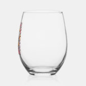 Verre À Vin Sans Pied Fantôme rétro éffrayant (Gauche)