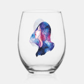 Verre À Vin Sans Pied Femme (Verso)