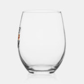 Verre À Vin Sans Pied Femme de chat folle (Gauche)