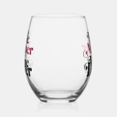 Verre À Vin Sans Pied Femme Mère Vin Lover (Droite)