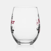 Verre À Vin Sans Pied Femme Mère Vin Lover (Gauche)