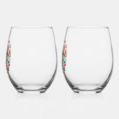 Verre À Vin Sans Pied Festival des lumières d'Hanoukka (Gauche)