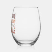 Verre À Vin Sans Pied Fête de l'Action de grâce (Gauche)