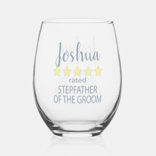 Verre À Vin Sans Pied Fête de mariage et mariage 5 étoiles Stepfather of
