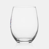 Verre À Vin Sans Pied Feu d'aigle patriotique (Gauche)