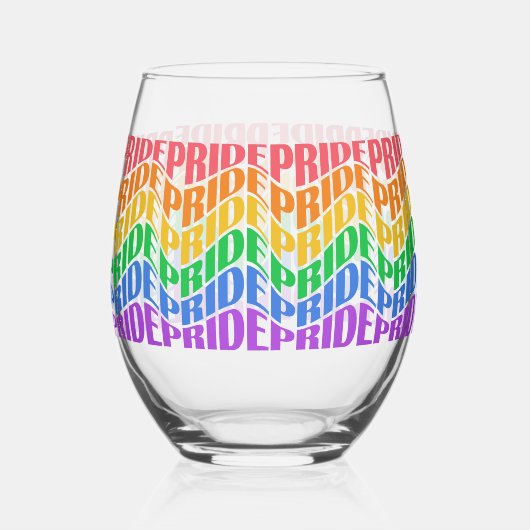 Verre À Vin Sans Pied Fierté (Recto)