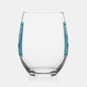 Verre À Vin Sans Pied Fifty and Fabulous Script 50th Birthday (Gauche)