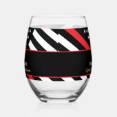 Verre À Vin Sans Pied Fireman Fire Department Firefighter Retirement (Gauche)