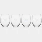 Verre À Vin Sans Pied Flèche de neige (Gauche)