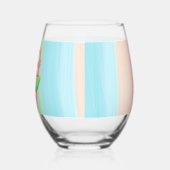 Verre À Vin Sans Pied Fleur mignonne, capricieuse en pot (Droite)