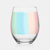 Verre À Vin Sans Pied Fleur mignonne, capricieuse en pot (Gauche)