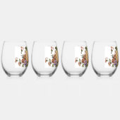 Verre À Vin Sans Pied Floral Fantasy   (Droite)