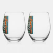 Verre À Vin Sans Pied Flu Lion of Wisdom    (Gauche)