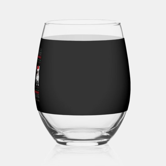 Verre À Vin Sans Pied French Bulldog Ugly Christmas Sweater Essential T- (Gauche)