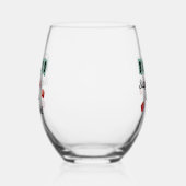 Verre À Vin Sans Pied Funny Bunco Dice Friend Stemless Wine Glass (Gauche)