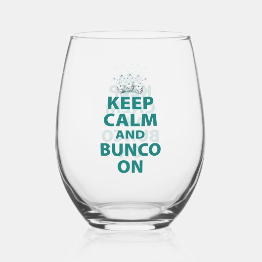 Verre À Vin Sans Pied Funny Bunco Party (Recto)