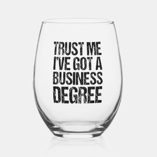 Verre À Vin Sans Pied Funny Business School Graduate College