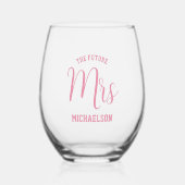 Verre À Vin Sans Pied Futur Mme. (Recto)
