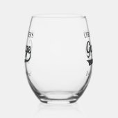 Verre À Vin Sans Pied Garage ne touchez pas à quelque chose Drinkware (Gauche)