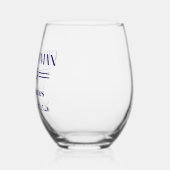 Verre À Vin Sans Pied Garçon d'honneur (Gauche)
