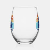 Verre À Vin Sans Pied Garde-coucher de soleil de voyage de croisière per (Gauche)