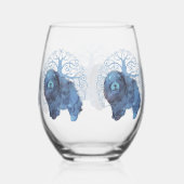 Verre À Vin Sans Pied GÈNES FADÉS Chow Chow Vin Stemless (Droite)