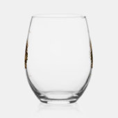 Verre À Vin Sans Pied German Wirehaired Pointer (Gauche)