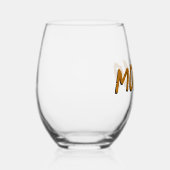 Verre À Vin Sans Pied Ginger 3D Funny Nom moderne (Droite)