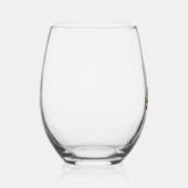 Verre À Vin Sans Pied Ginger Cat Christmas Tree Cute Xmas 4 (Droite)