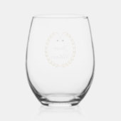 Verre À Vin Sans Pied Golf (Verso)