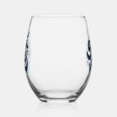 Verre à vin sans pied Good Vibes (Gauche)