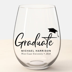 Verre À Vin Sans Pied Graduation personnalisée moderne