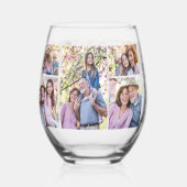 Verre À Vin Sans Pied Grand-mère Meilleure grand-mère Photo (Recto)