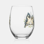 Verre À Vin Sans Pied Gras Curious Tufé Titsouris (Gauche)